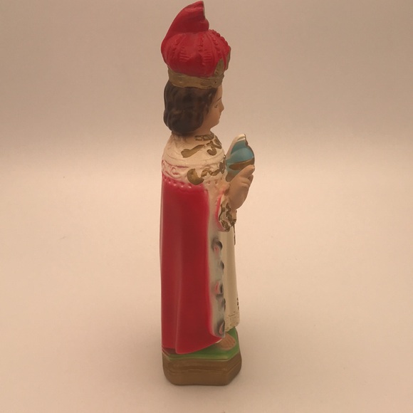 VTG (50’s) Chalkware Infant of Prague Child Jesus Statue - Picture 4 of 10